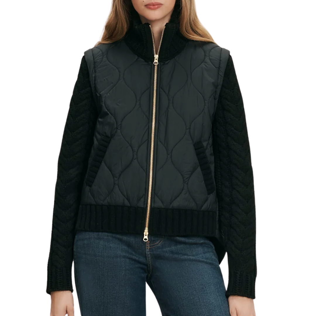Patra Quilted Jacket in Black