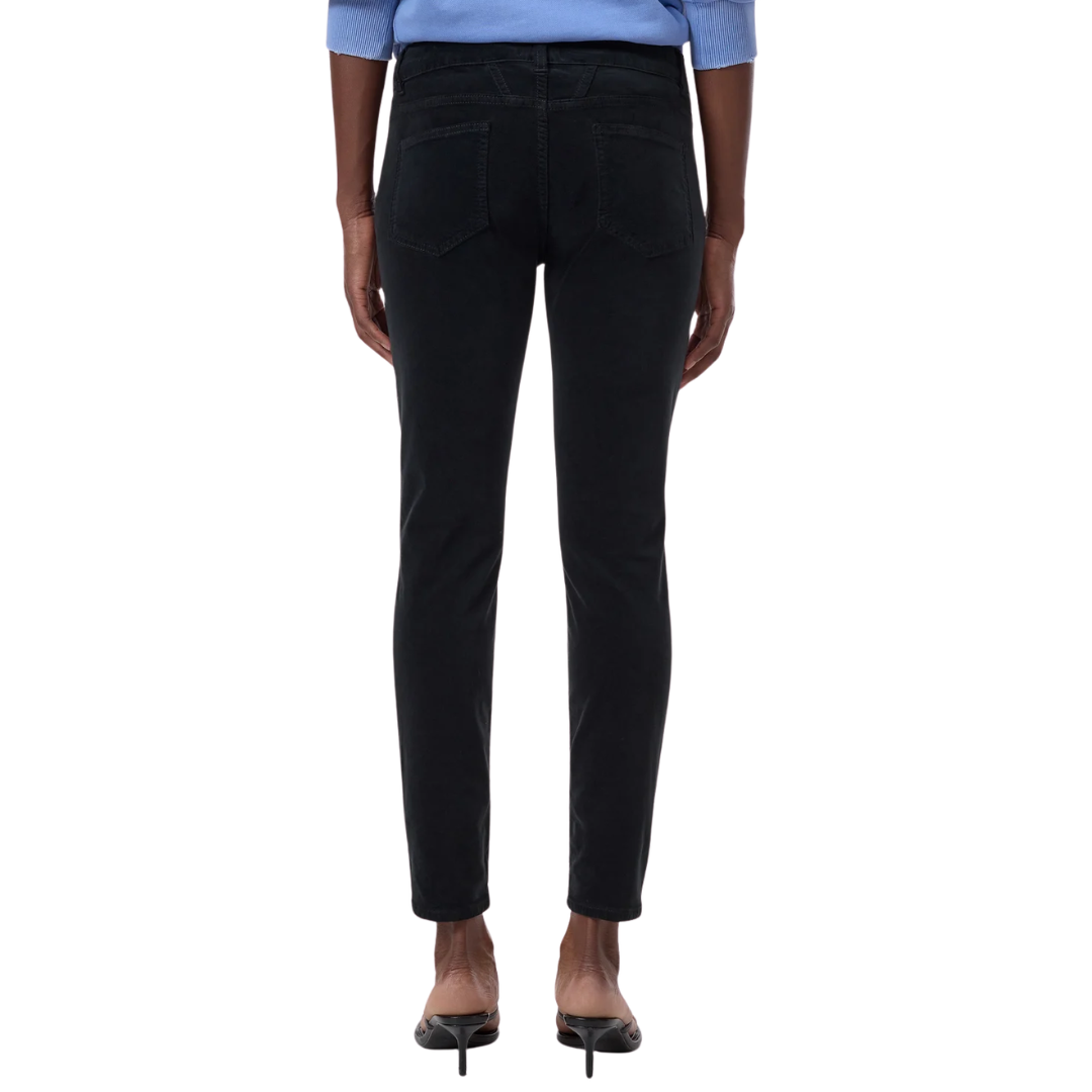 Baker Skinny Velvet Pants 32" in Black