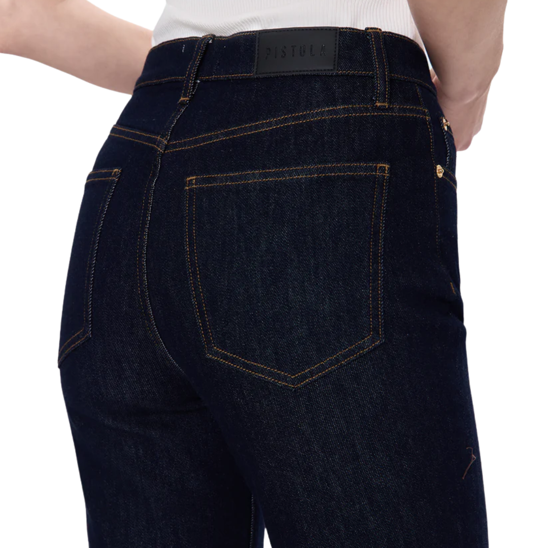 Bri High Rise Slim Straight in Nightfall