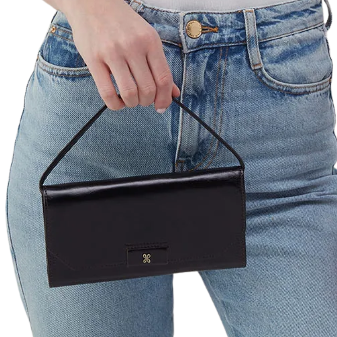 Romy Wallet Crossbody in Black