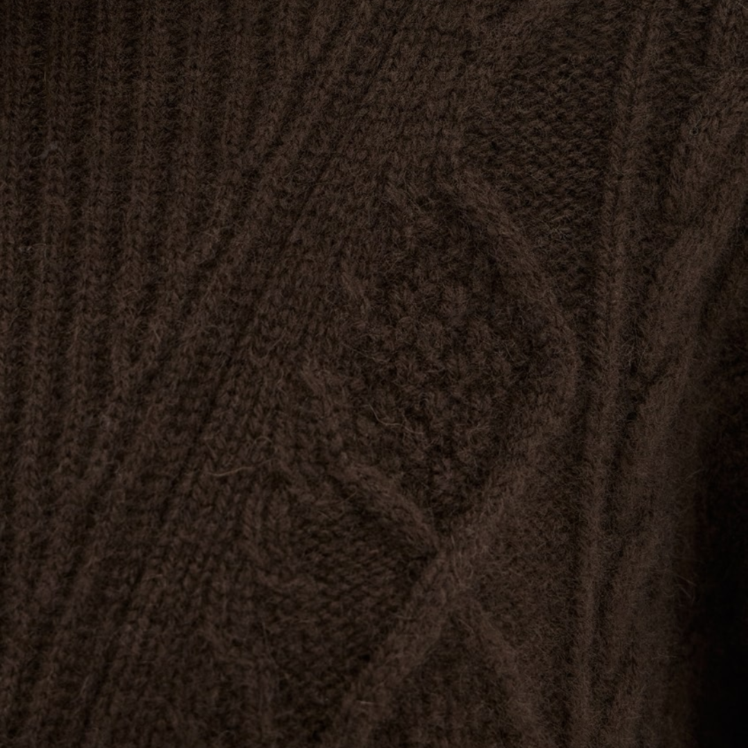 Jori Cashmere Sweater in Dark Brown