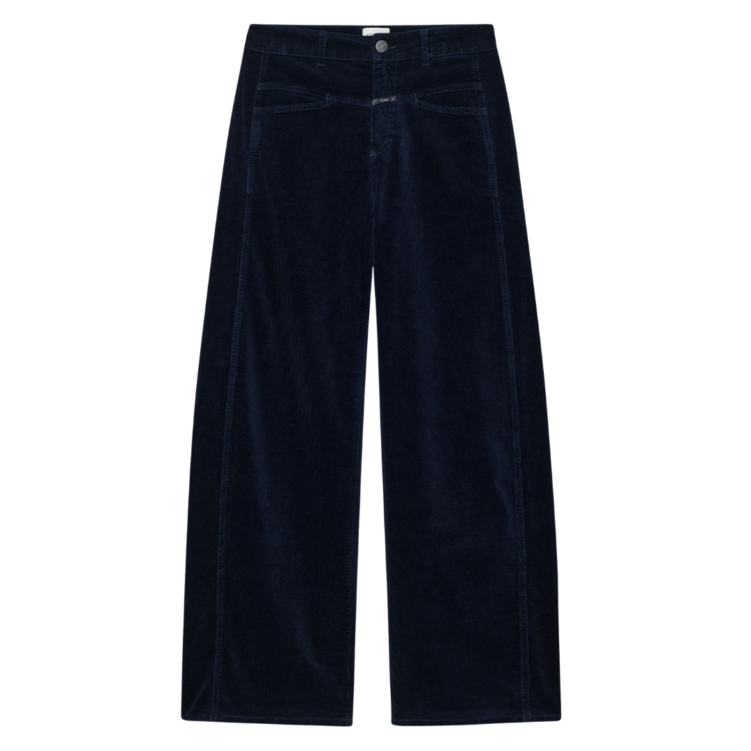 Tori-X Barrel Corduroy Pants in Dark Night