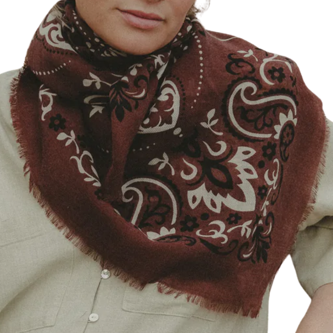 Bandana Scarf in Choco