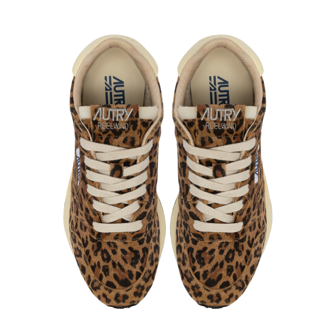 Reelwind Low Sneakers in Leopard and Rutabaga