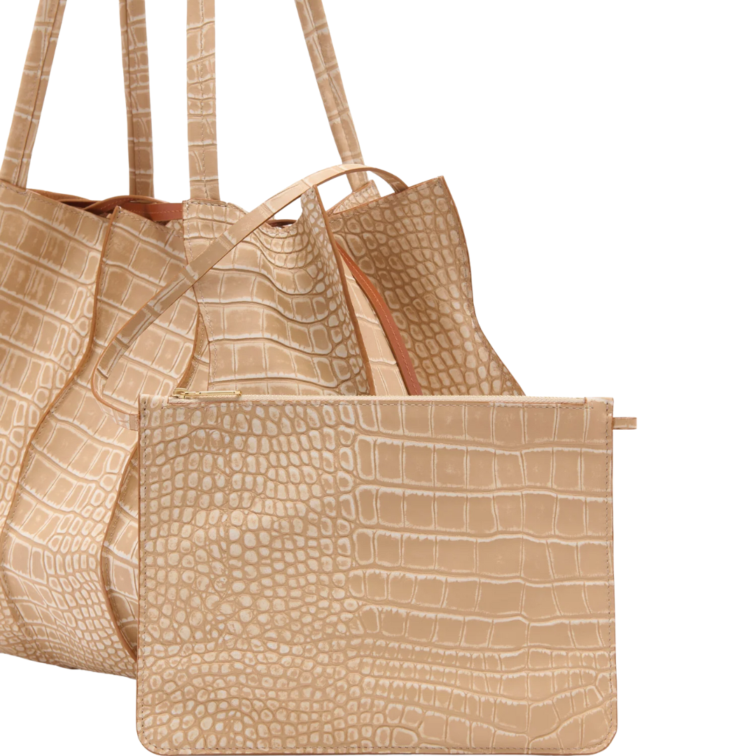 Adria Large Tote in Dune