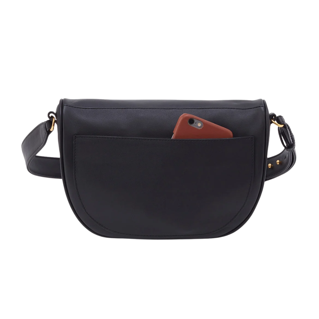 Juno Belt Bag in Smooth Black