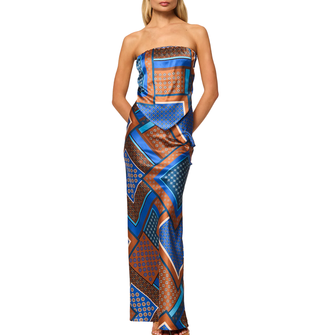 Mae Top in Tile Patchwork
