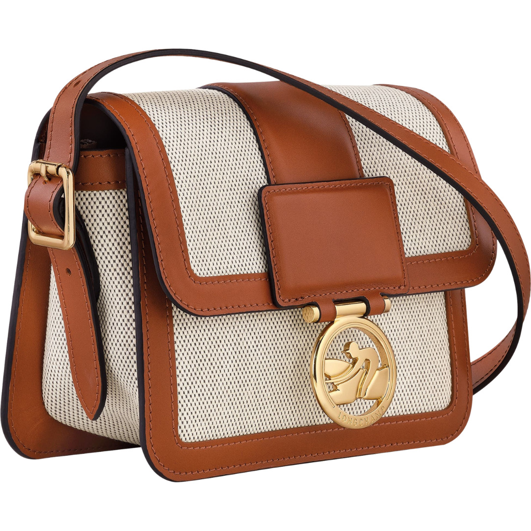 Box-Trot Crossbody Bag S in Cognac