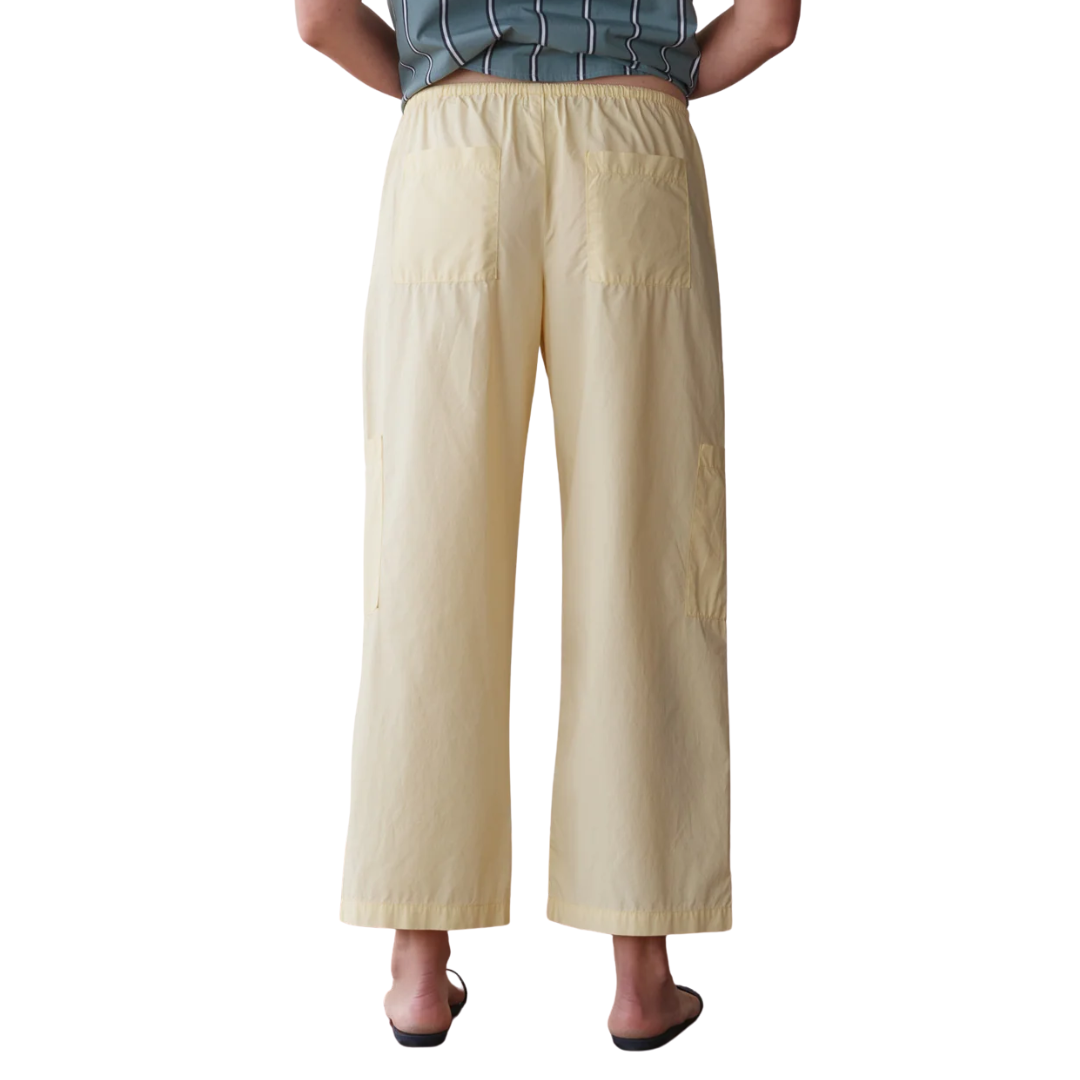 The Pop Drawstring Cargo Pant in Butter