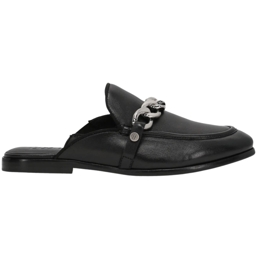 Faith Chain Mule in Black