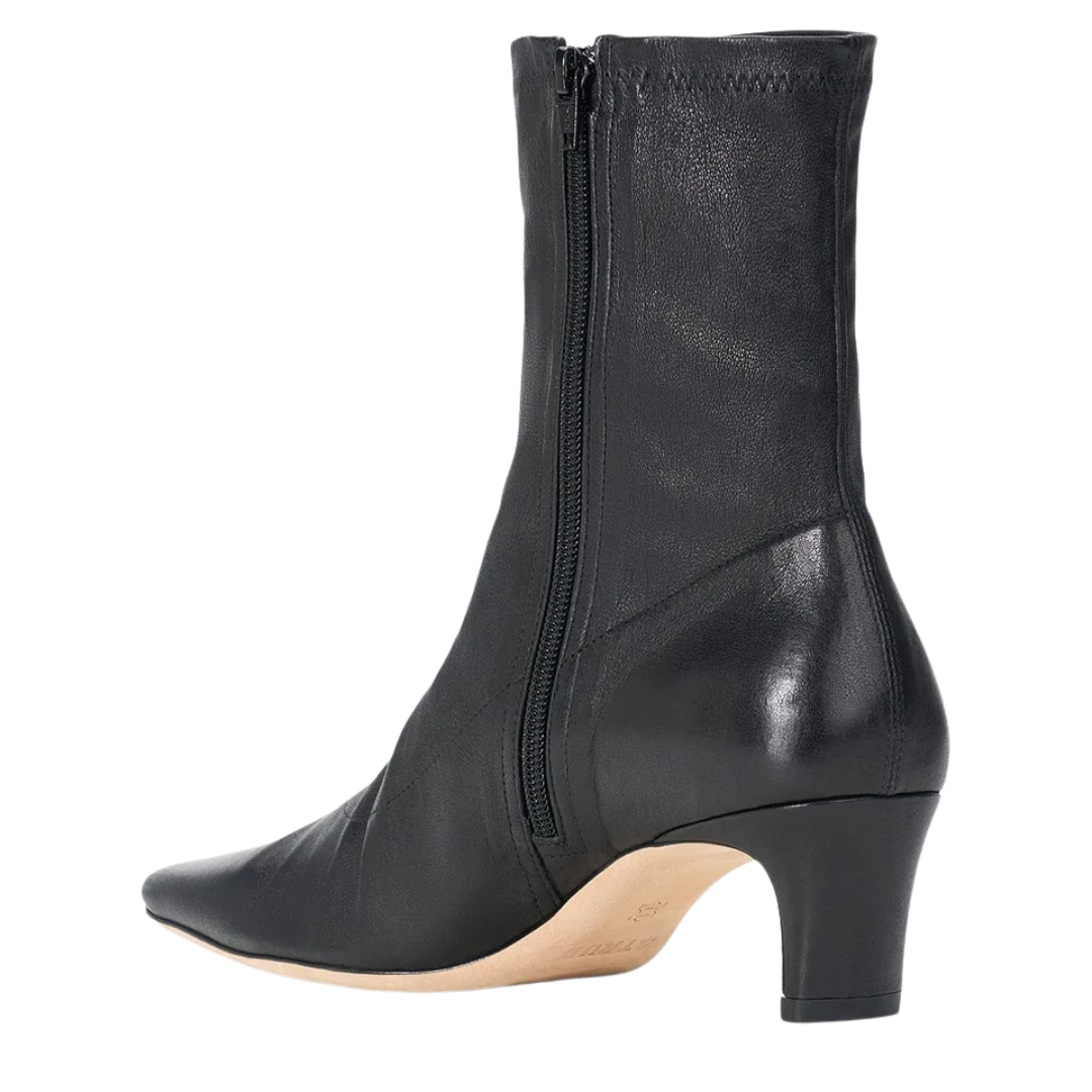 Wally Sock Ankle Boot in Black