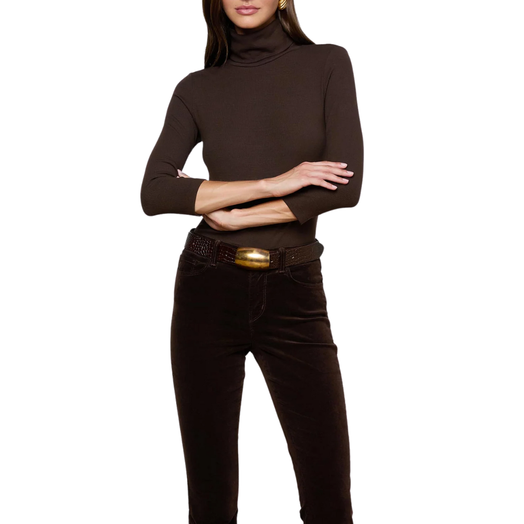 Aja Turtleneck in Coffee Bean