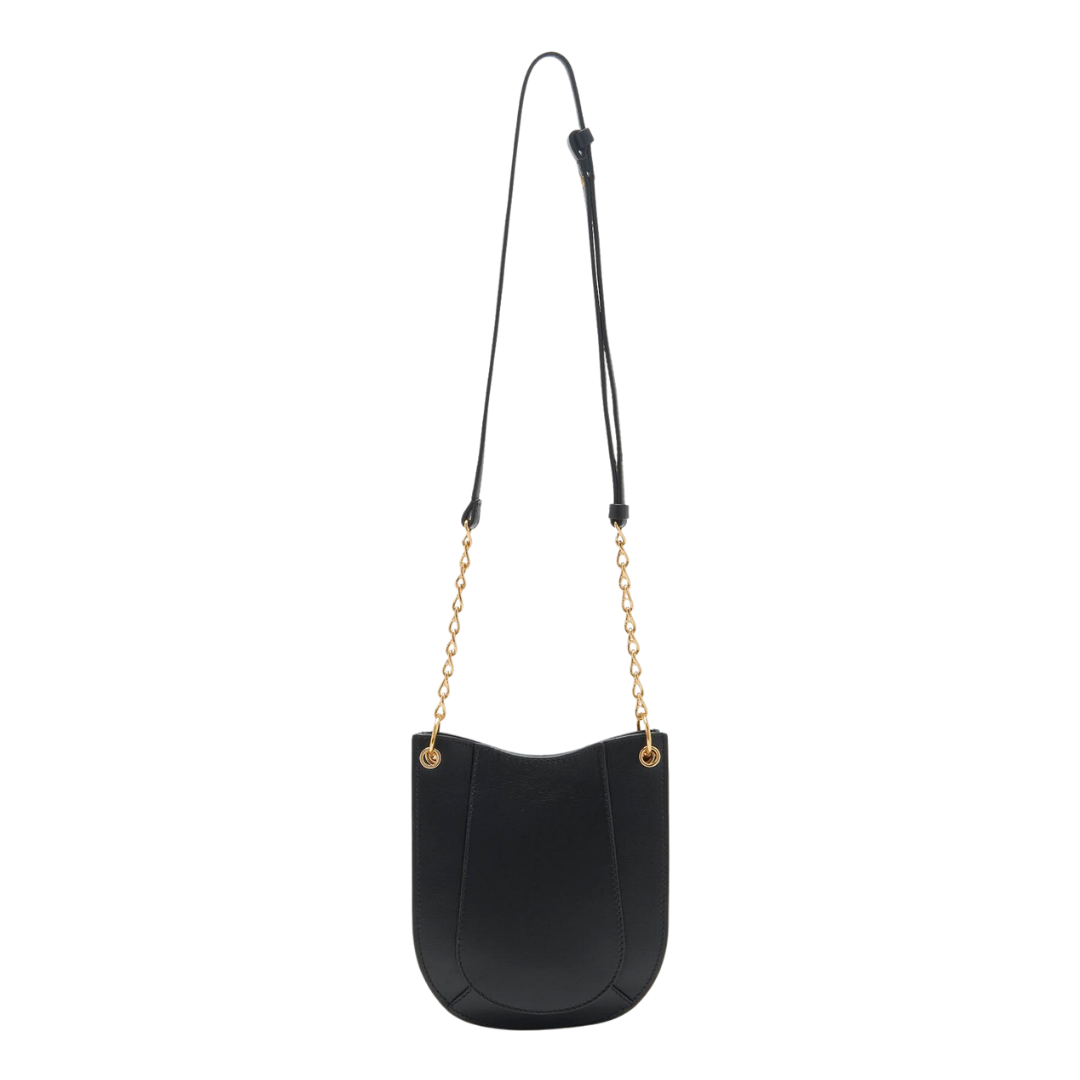 Mira Chain Crossbody Bag in Noir