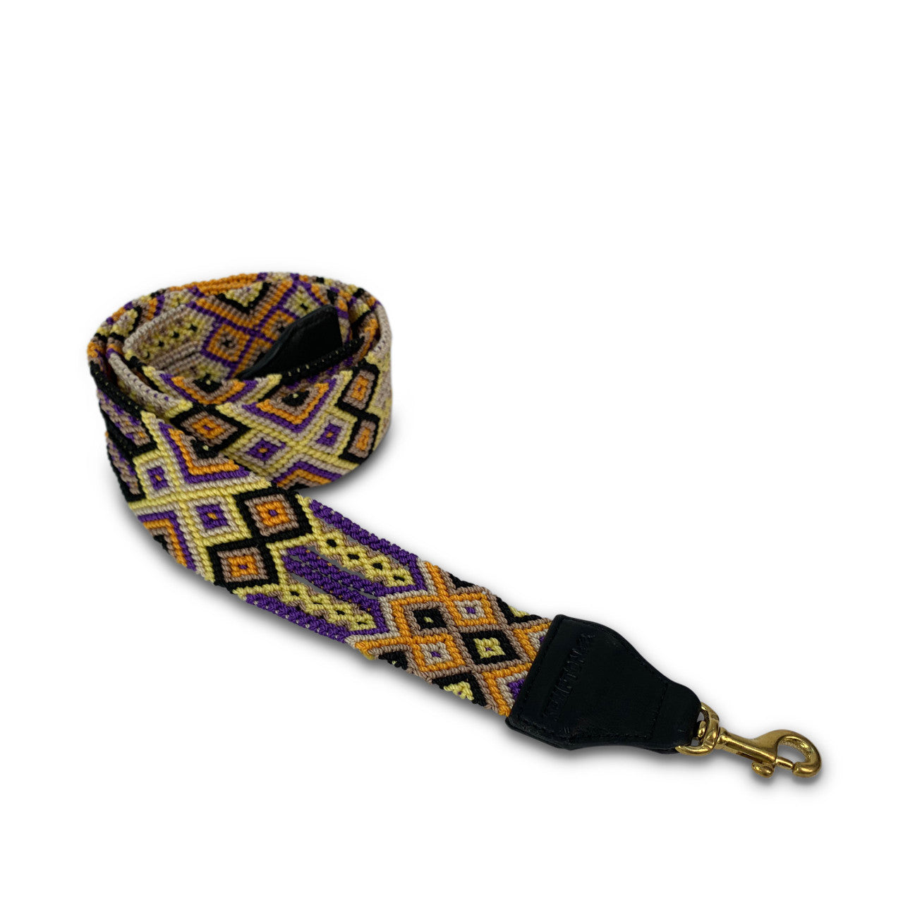 Friendship Woven Bag Strap in Purple Combo