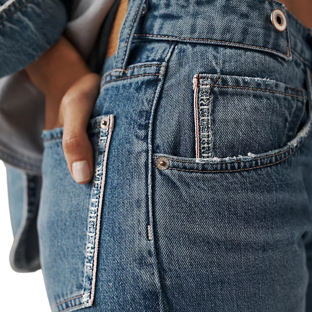 We The Free Slim Shade Selvedge Jeans in True Blue