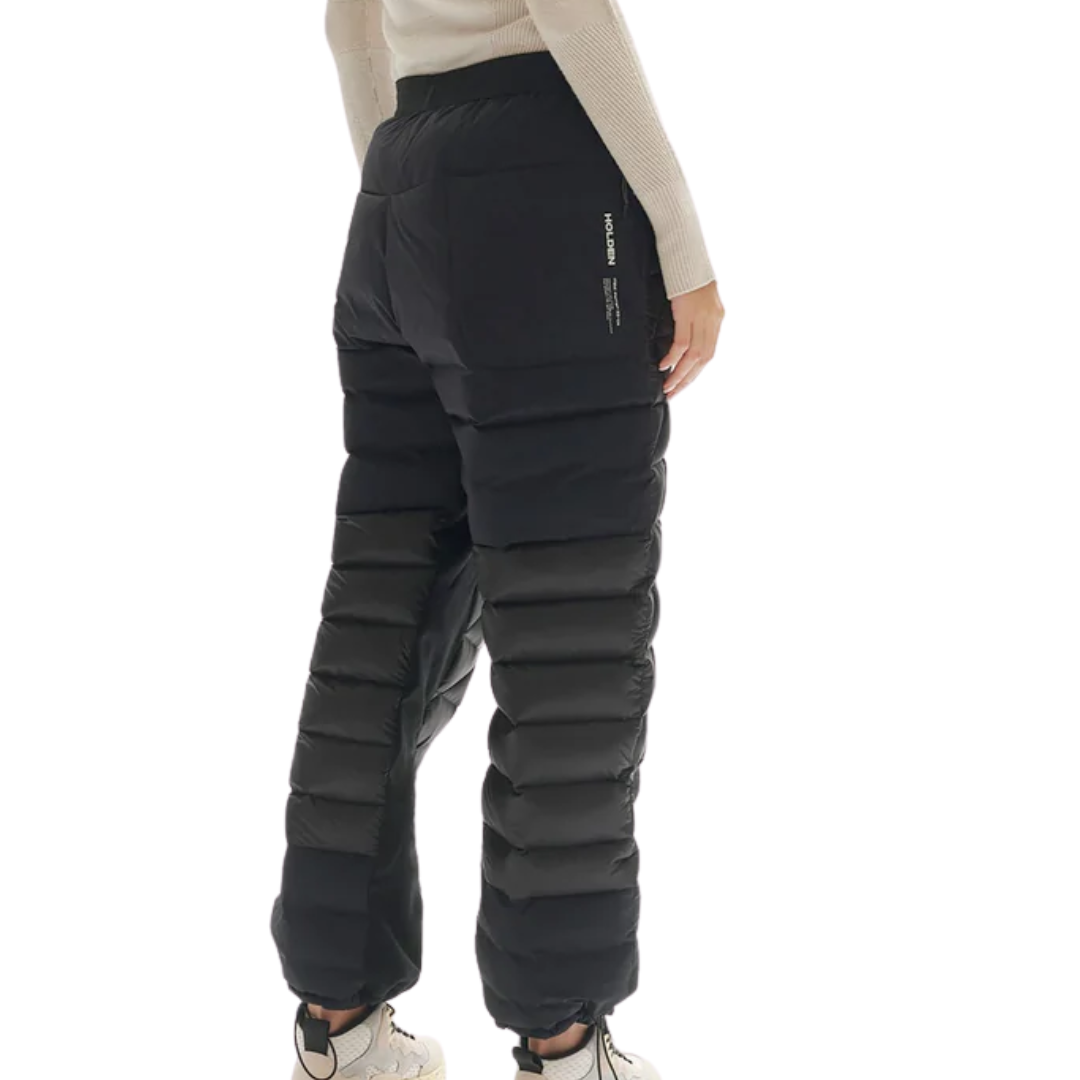 Hybrid Down Sweatpants in Black