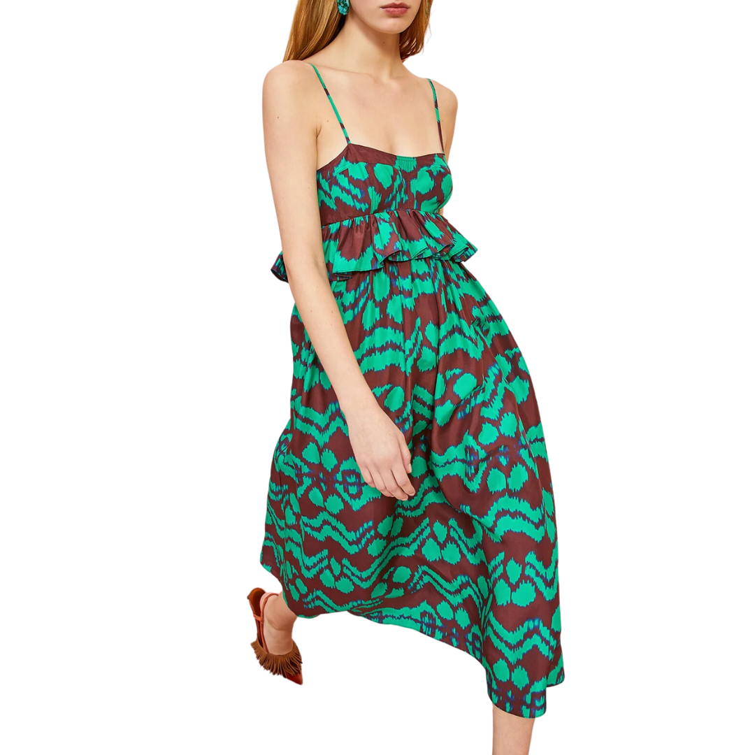 Amaliya Dress in Malachite