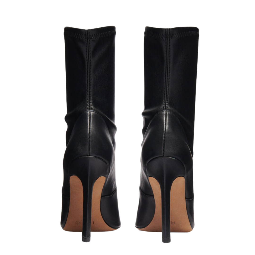 Asper Leather Ankle Boots in Black