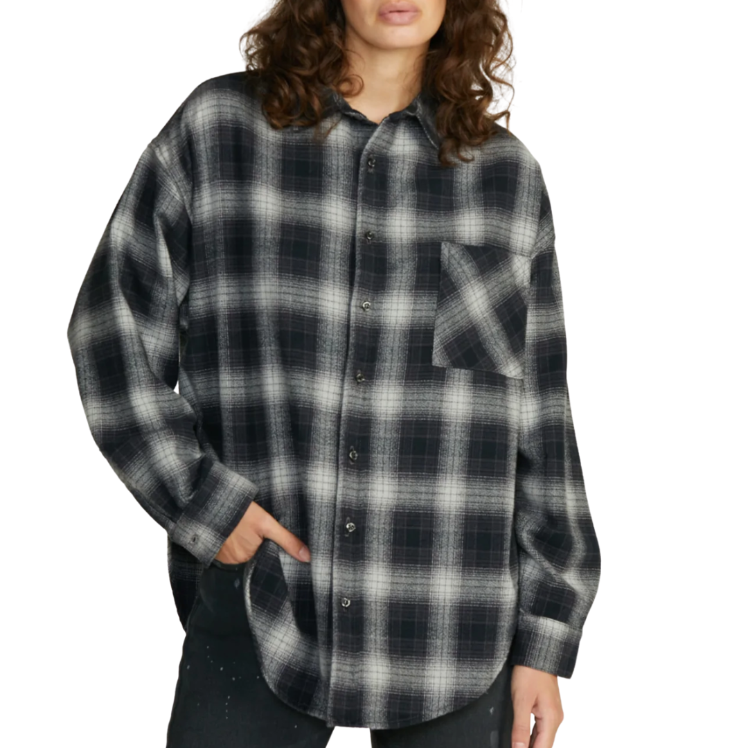 Linder Shirt in Grey Plaid