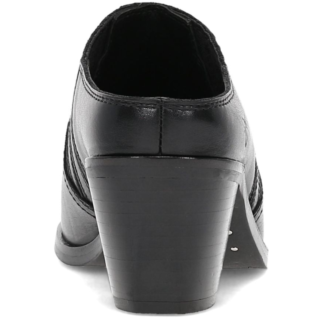 Sara Western Mule in Black