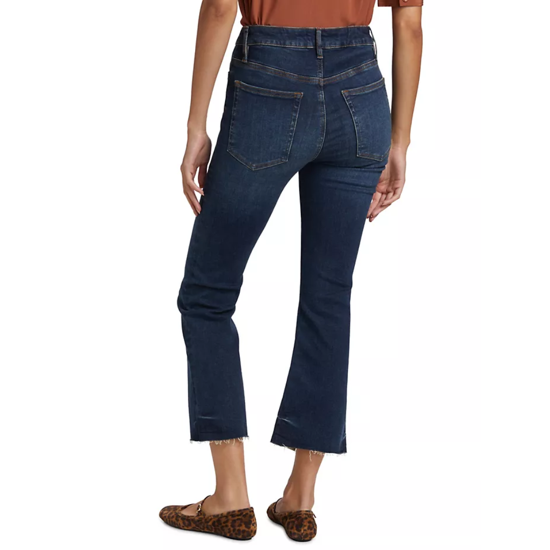 Le Crop Mini Boot Raw After in Moonflower