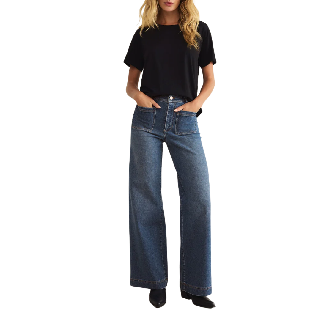 Bradley Stretch Denim Pant in Vintage Indigo