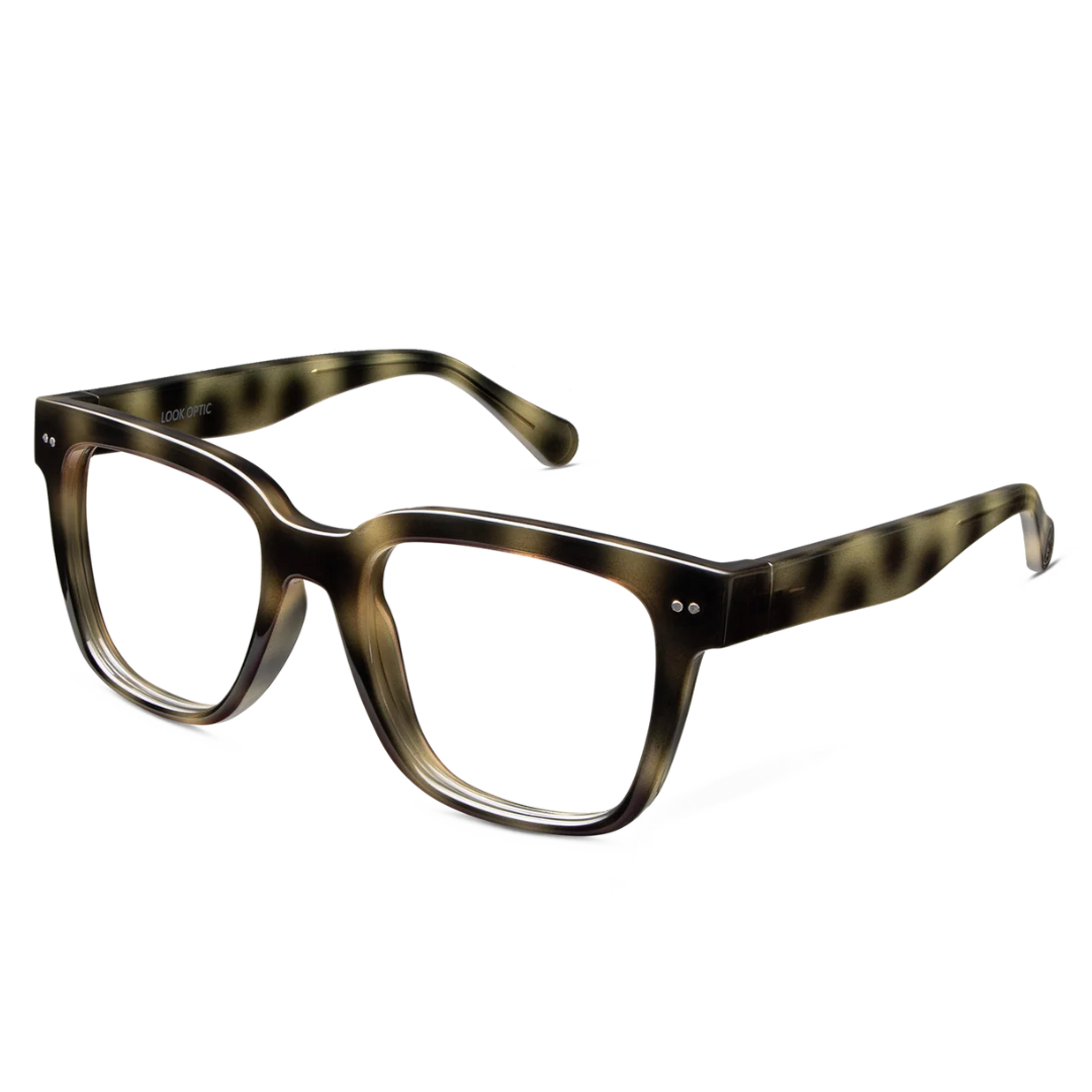 Laurel Readers in Shiny Green Tortoise