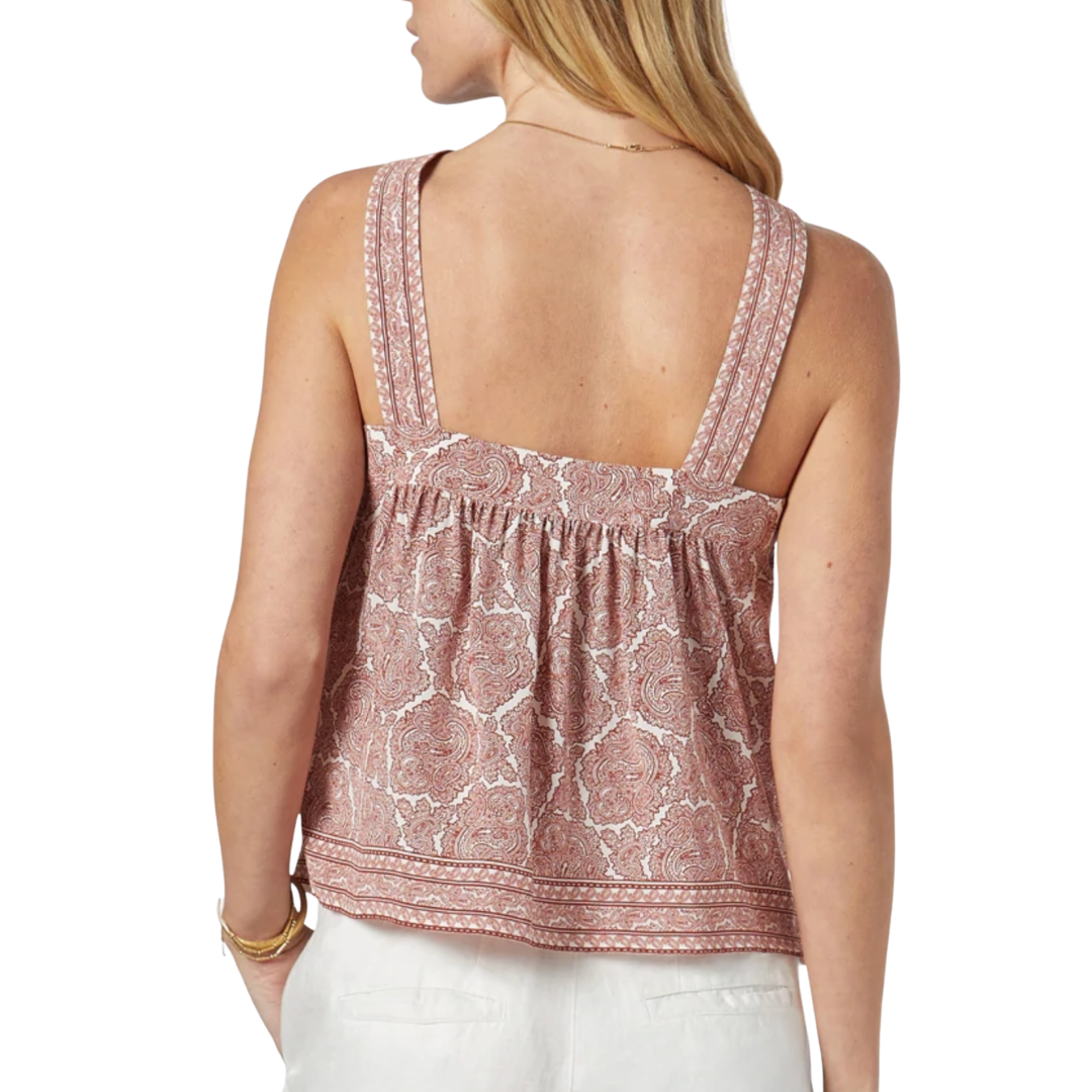 Emre Blouse in Porcelain Burnt