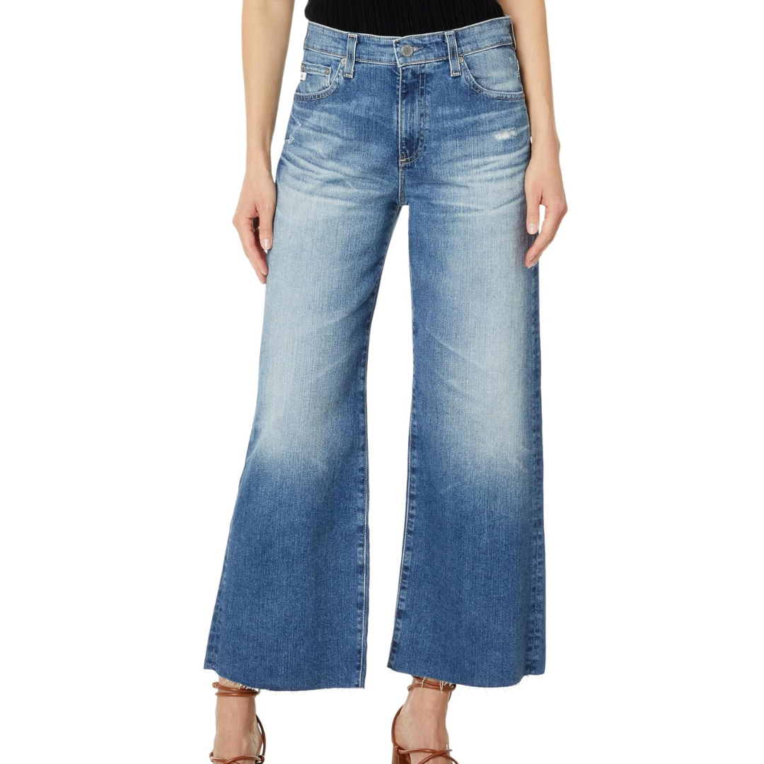 Saige Wide Leg Crop in 17 Years Wilshire