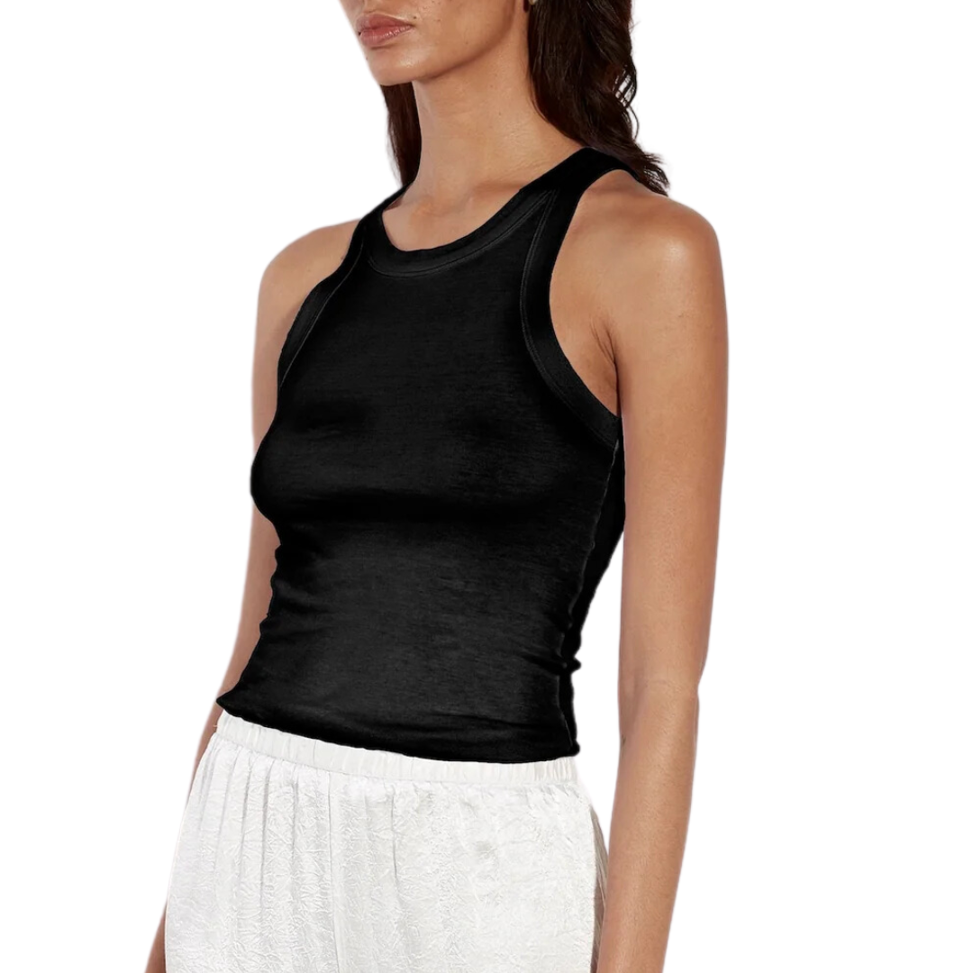Bold Sheath Tank in Black