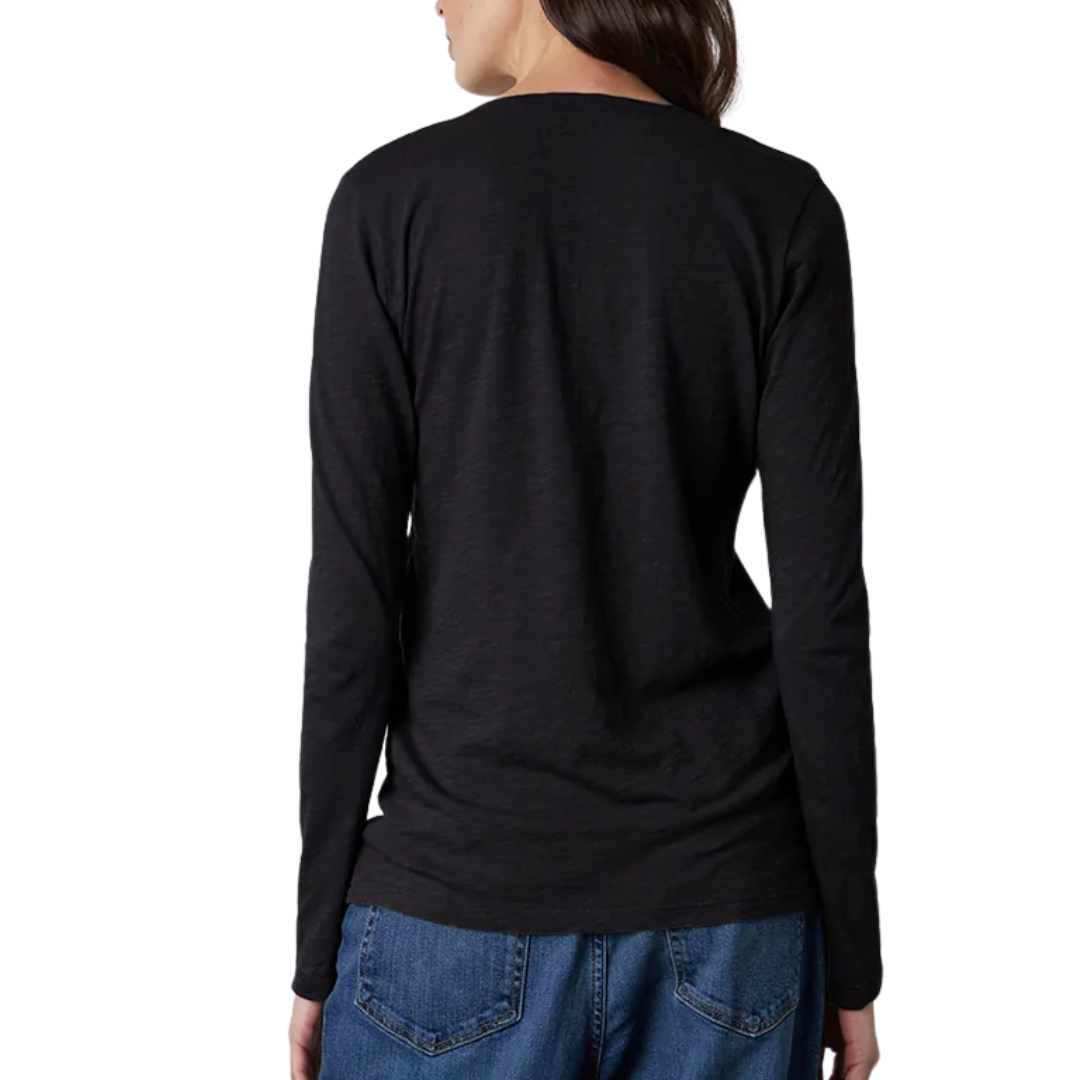 Blaire Original Slub Tee in Black