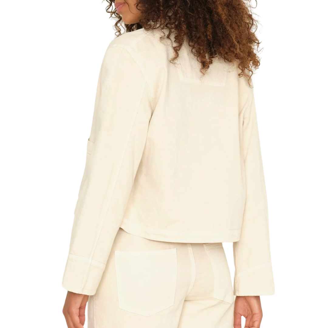 Jasper Denim Jacket in Pigment Oyster