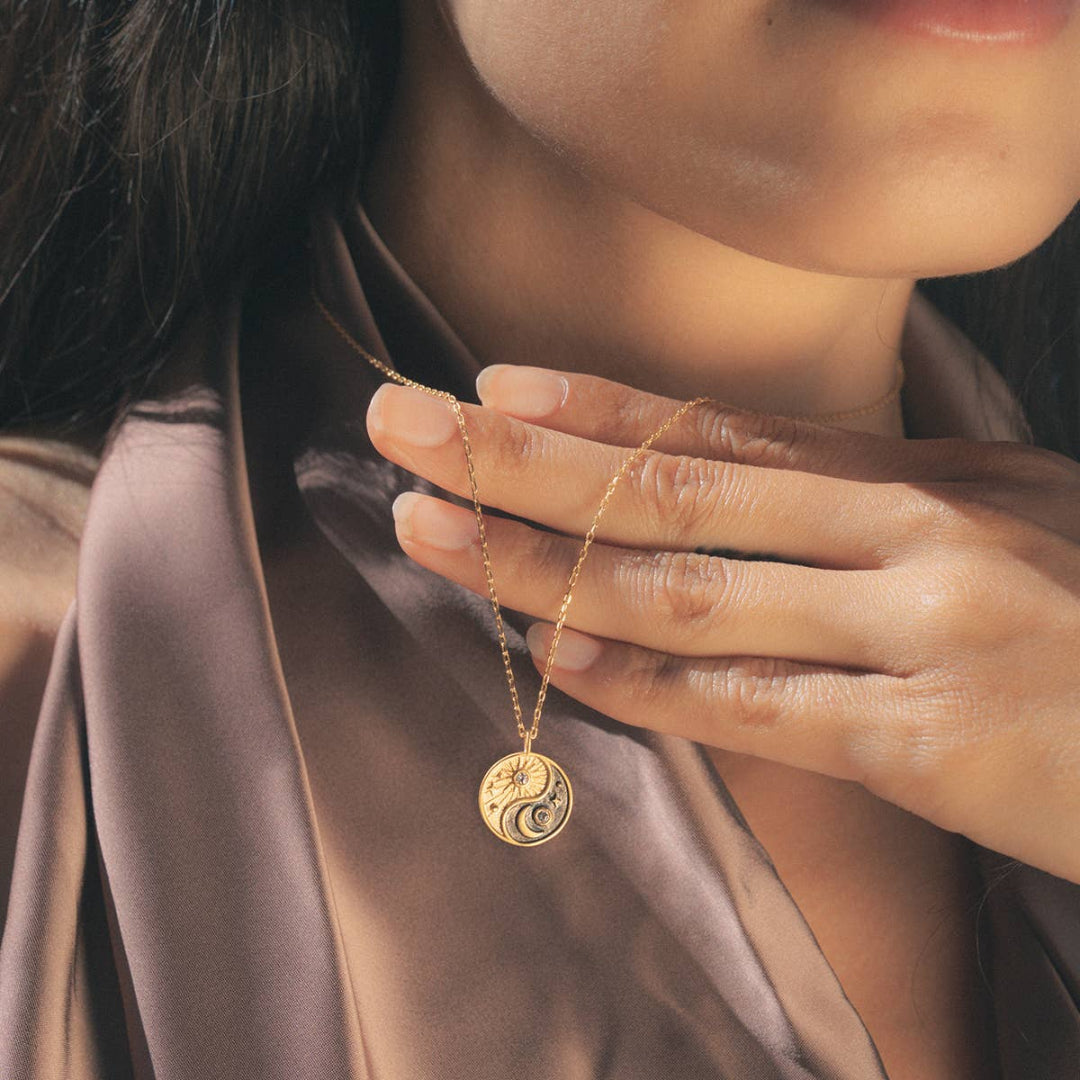 Celestial Balance Yin Yang Necklace