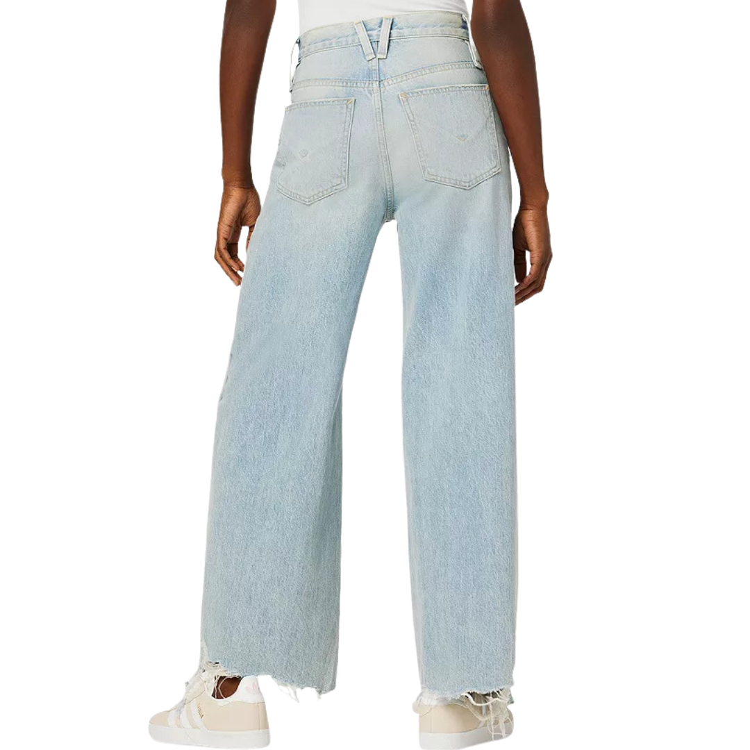 James High-Rise Wide Leg Barefoot Jean in Iris