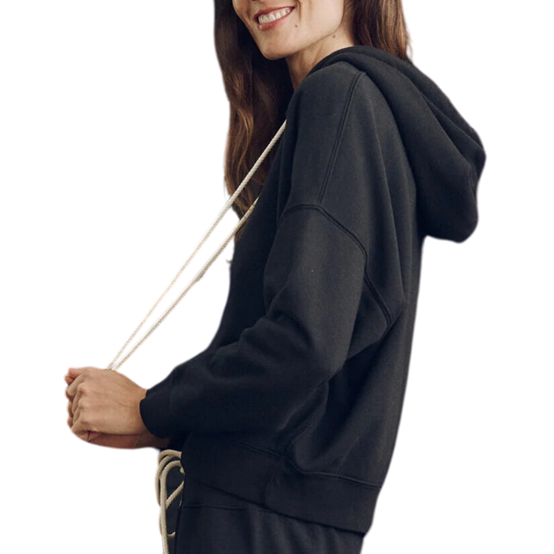 The Teammate Hoodie in Almost Black
