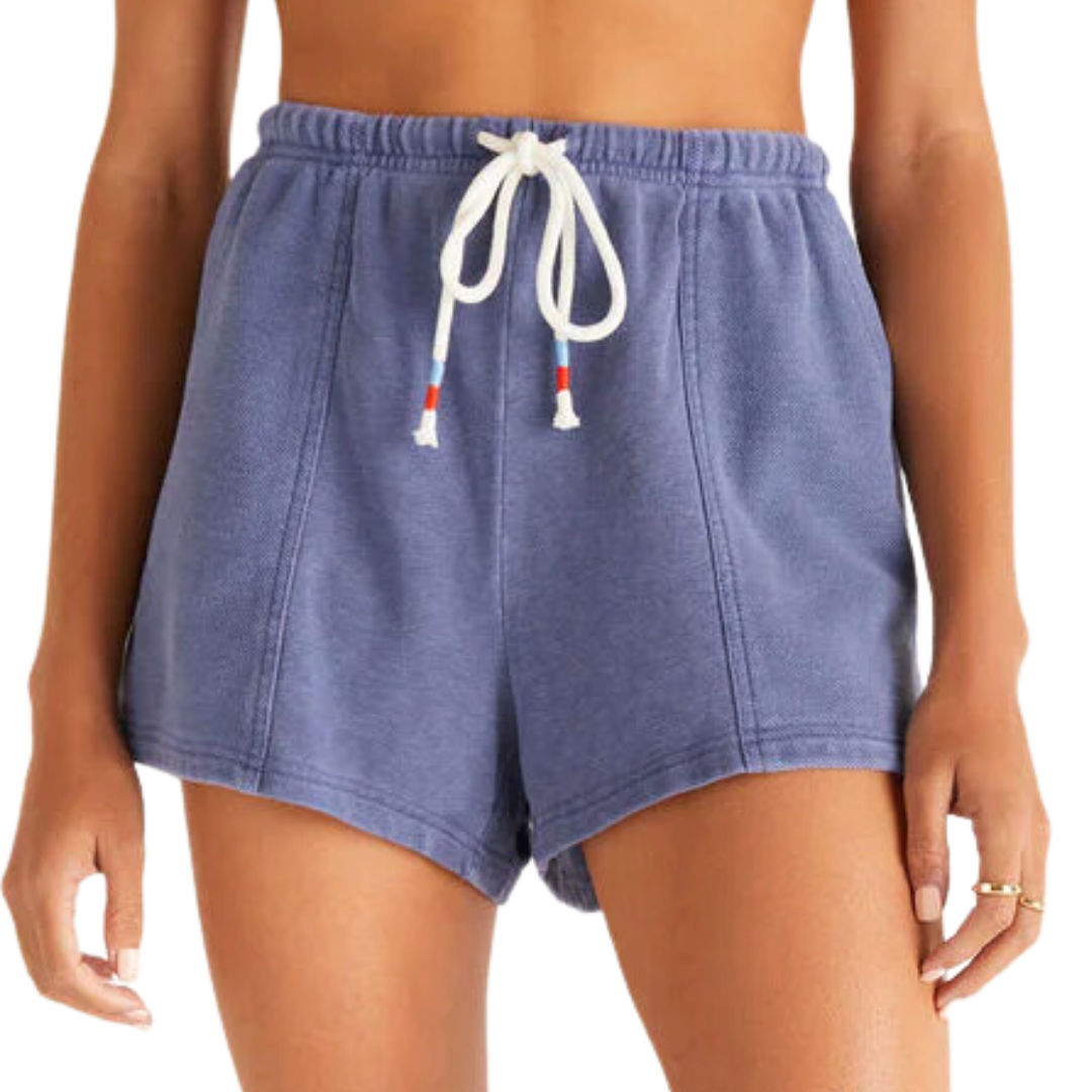 Vintage Terry Short in Dusty Navy
