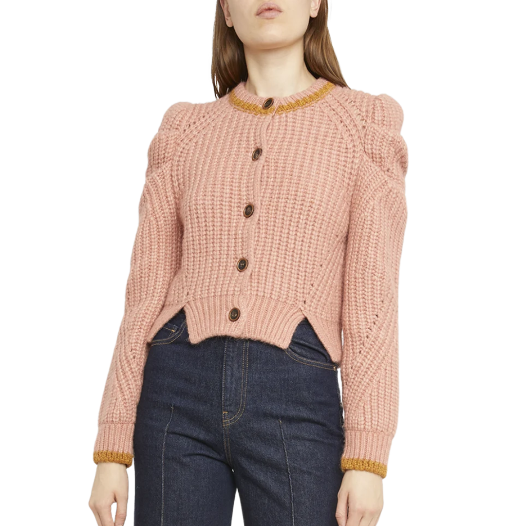 Elle Cardigan in Rosewood