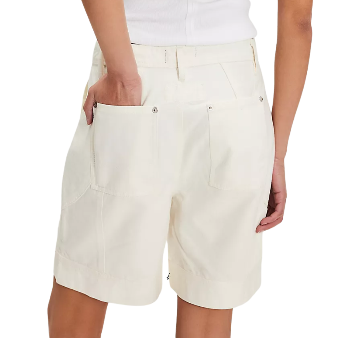 We The Free Milo Carpenter Shorts in Clean Ivory
