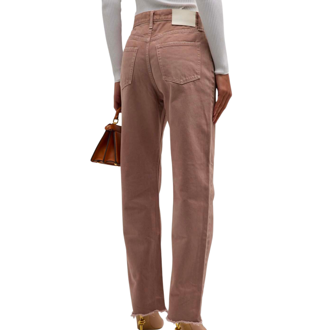 Emery Wide Straight in Beige