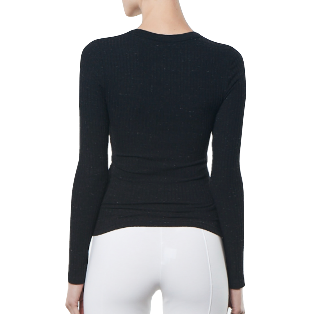 L/S Crew in Black