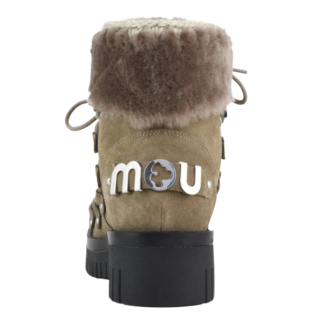 Eskimo Combat Lace Up in Elephant Grey
