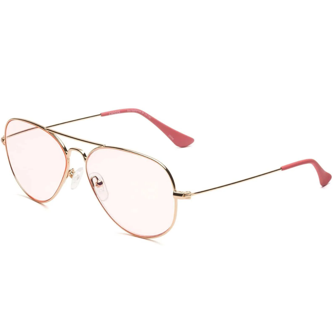 Mabuhay Tinted Reading Glasses in Rose Gold