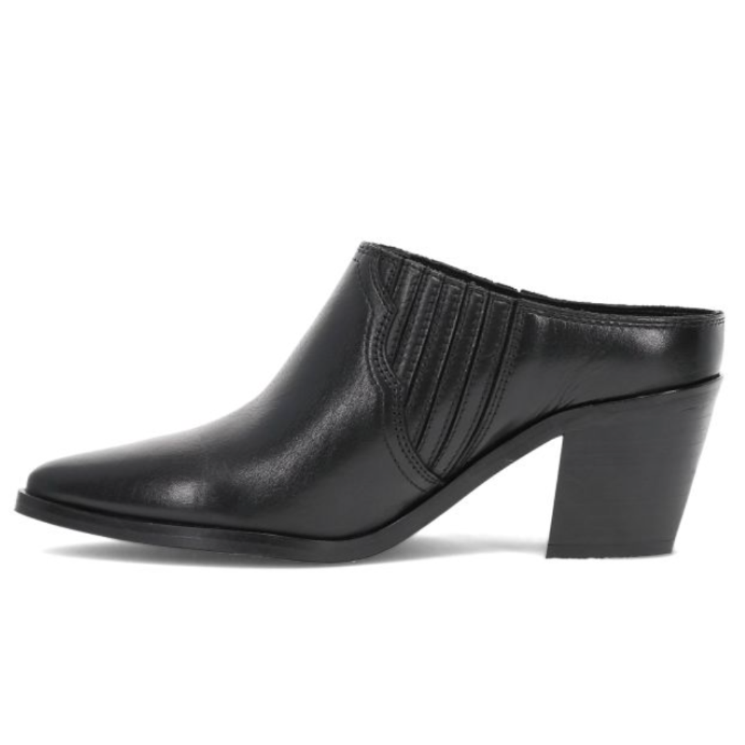 Sara Western Mule in Black
