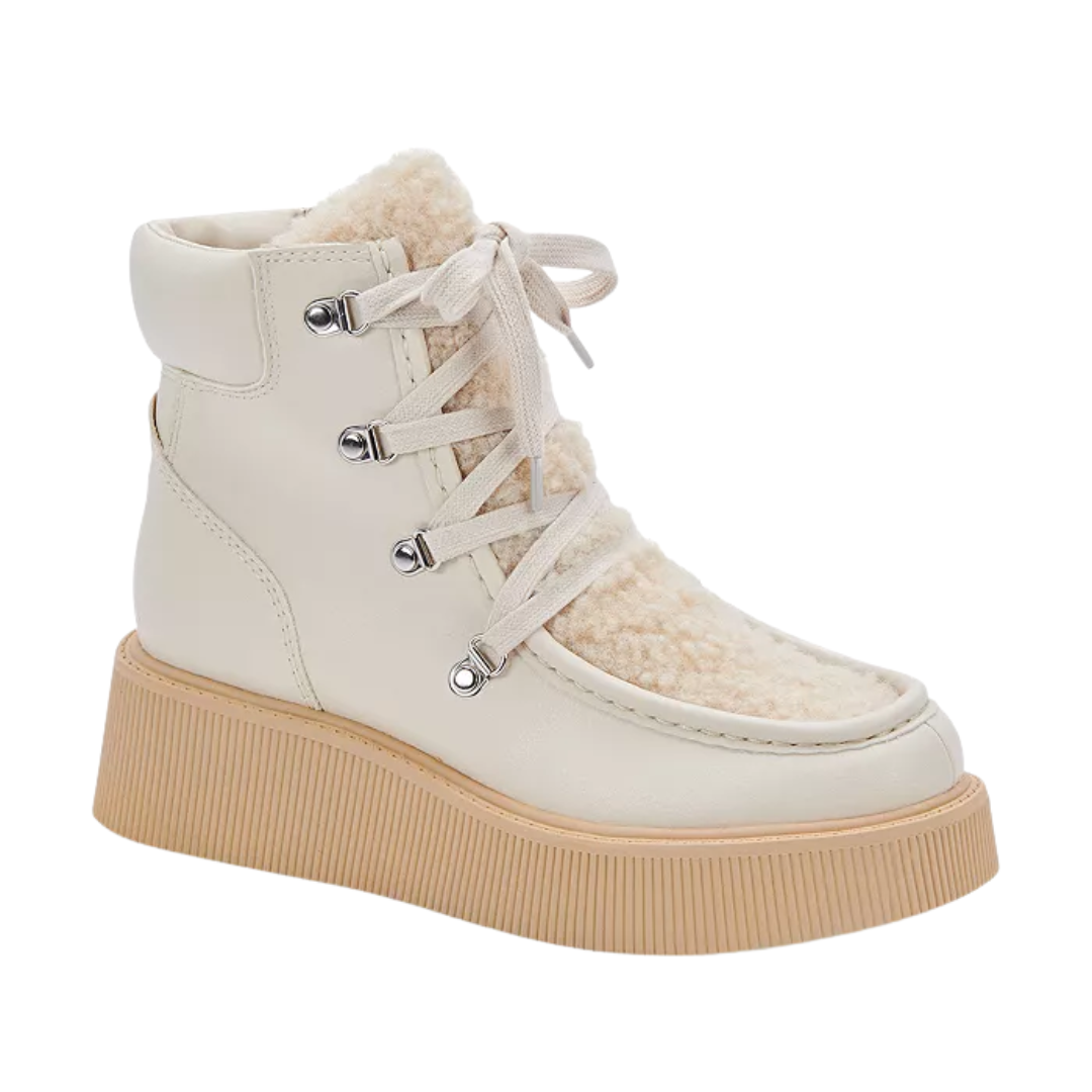 Jasmin Bootie in Ivory Stella