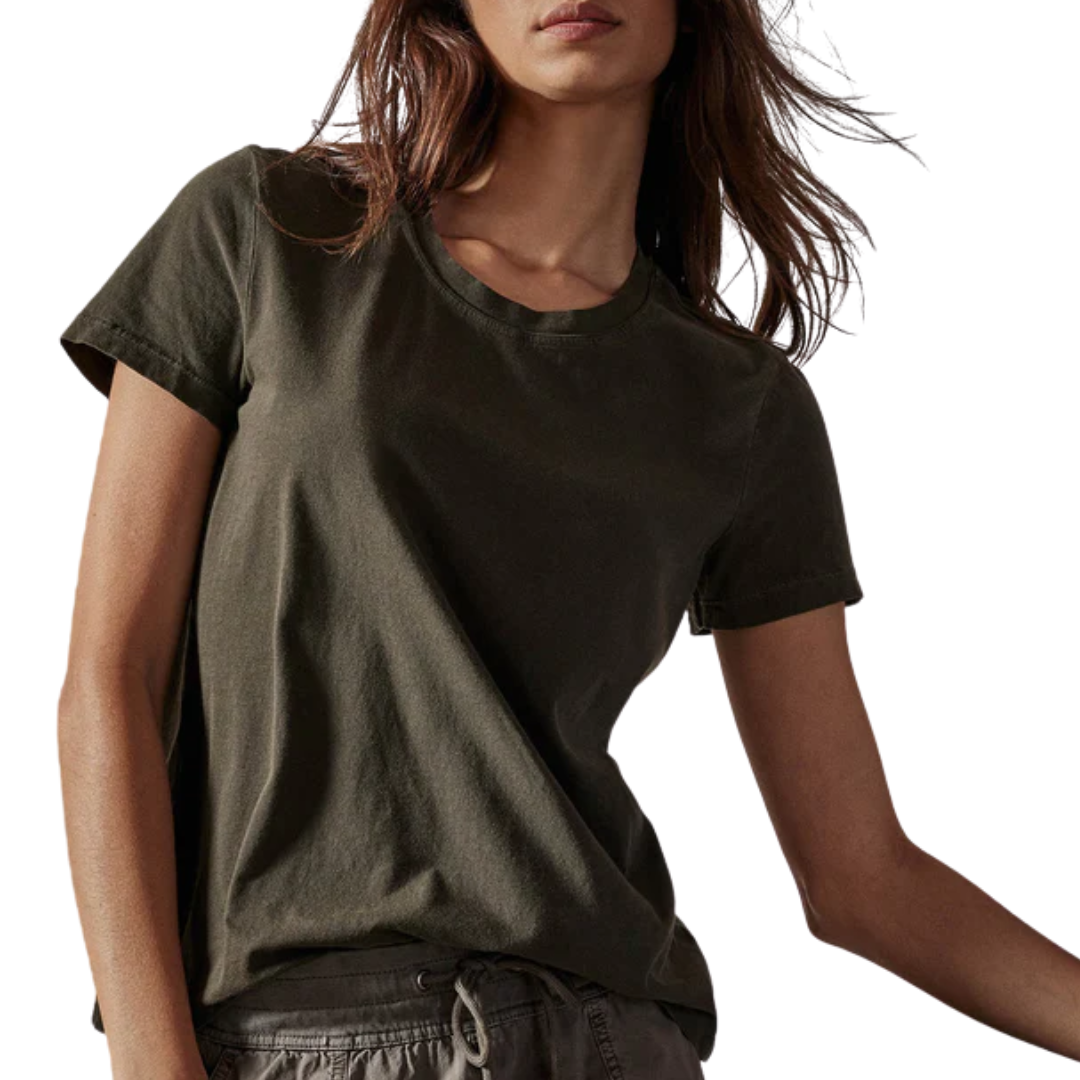 Vintage Little Boy Tee in Tent Pigment