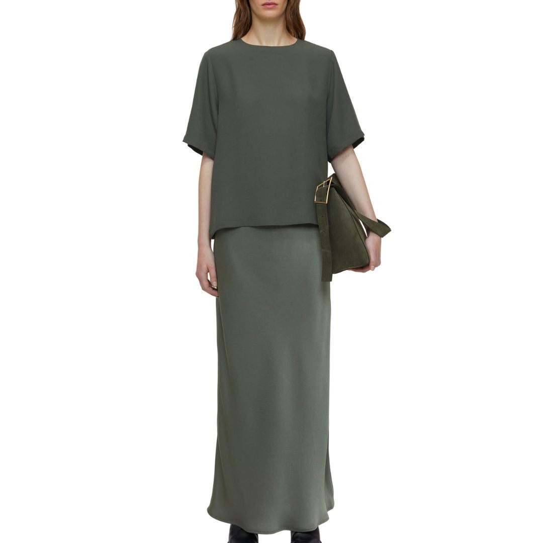 Sunny Skirt in Green Weed