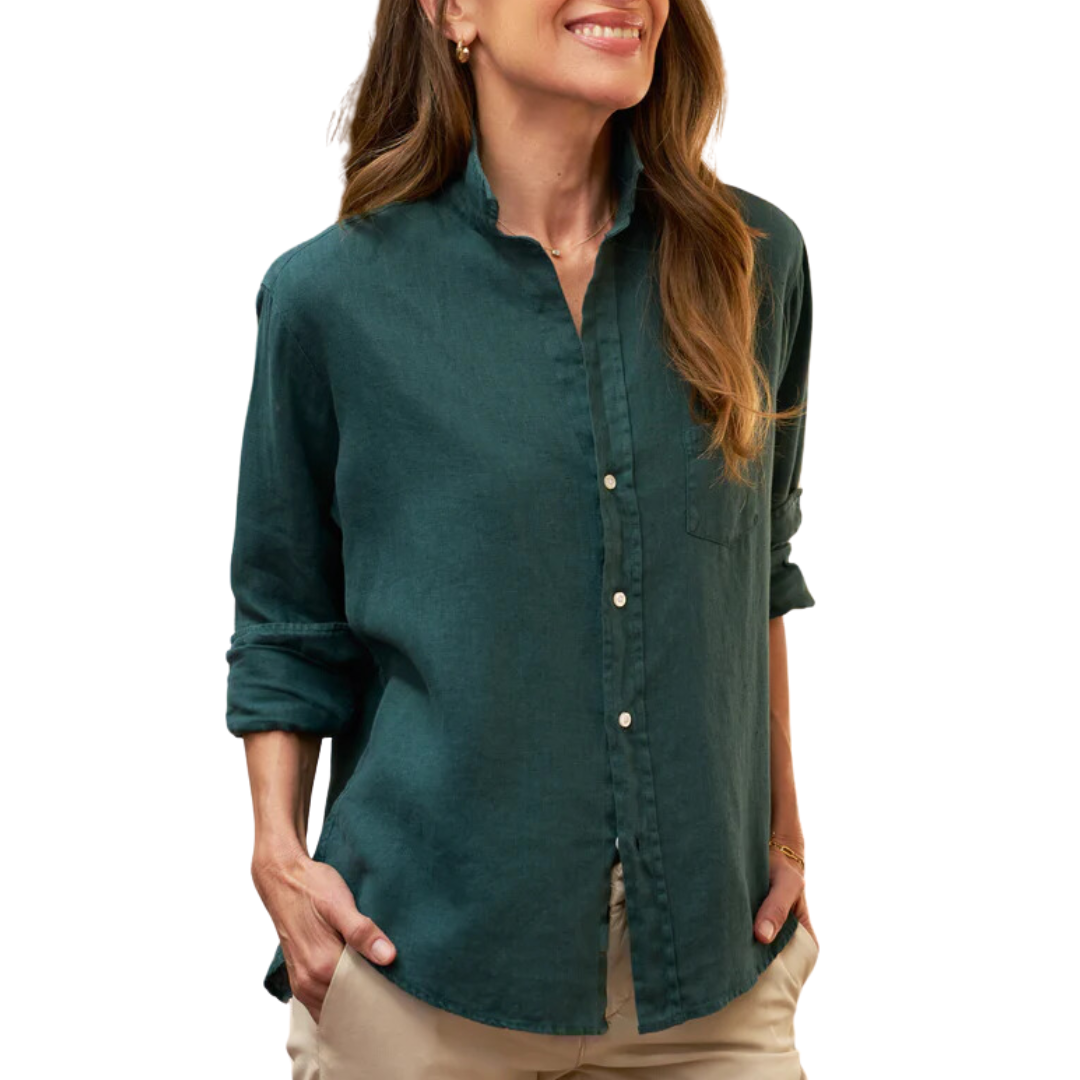 Eileen in Italian Linen Forest