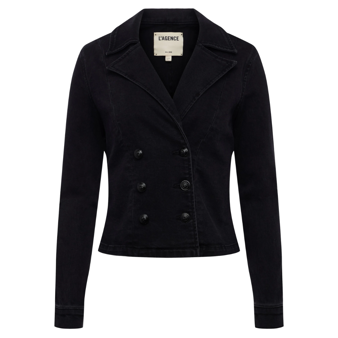 Admiral Jacket in Washed Black