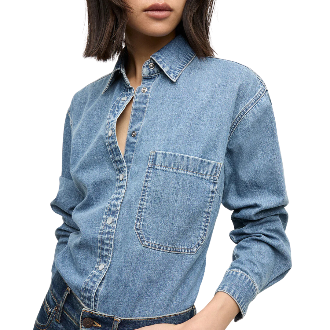 Aderes Denim Shirt in Starlight