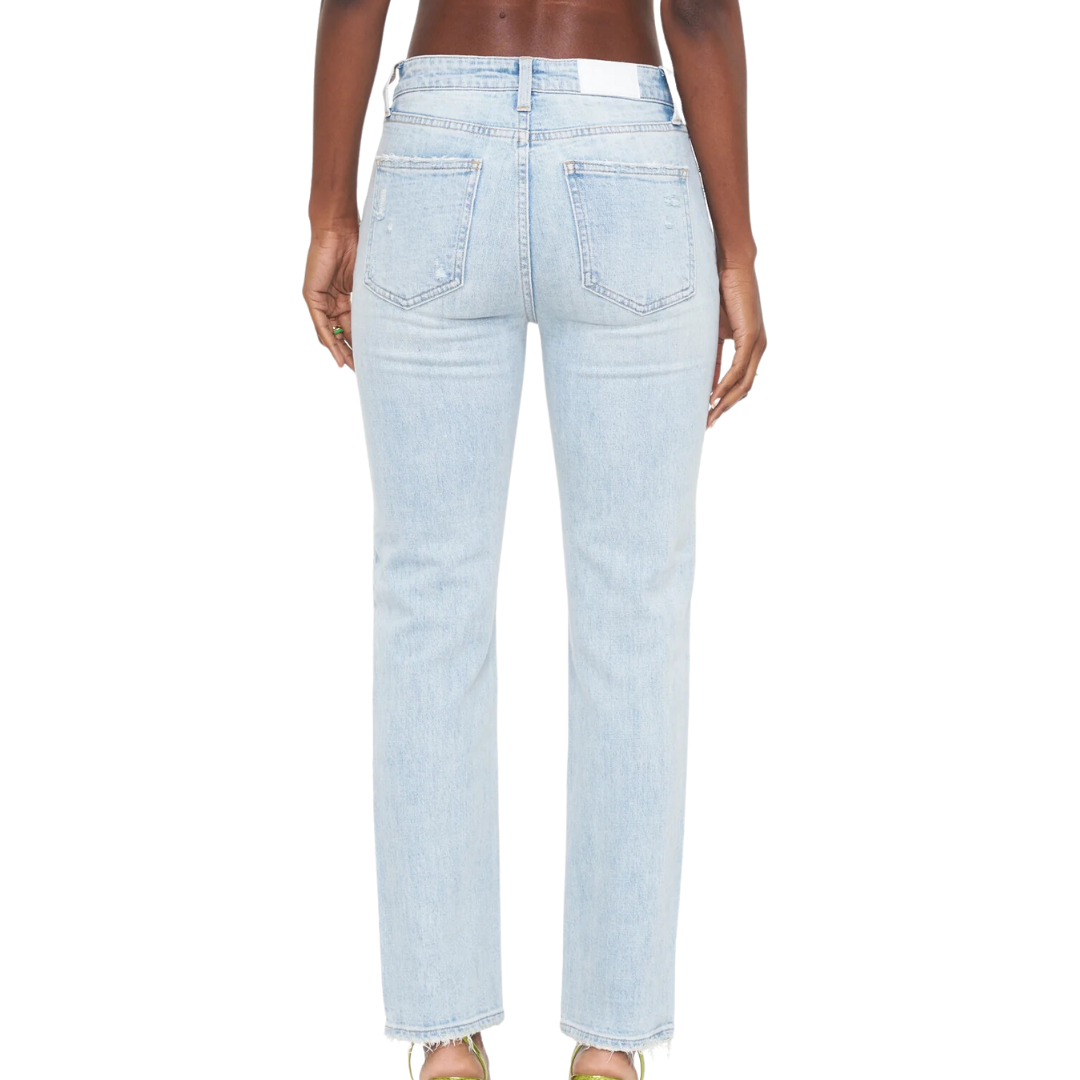 Monroe High Rise Cigarette in Neptune Vintage